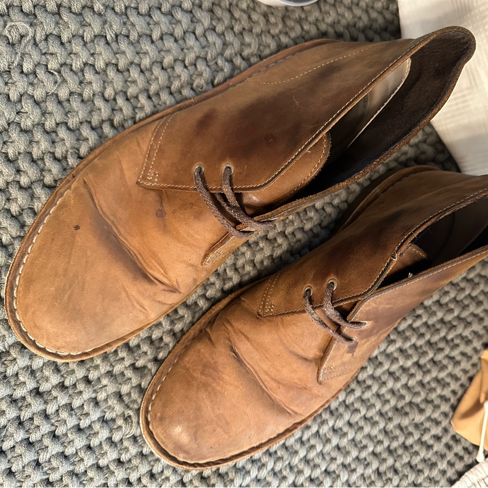 Men’s Clark Boots DESERT BOOT EVO BEESWAX LEATHER